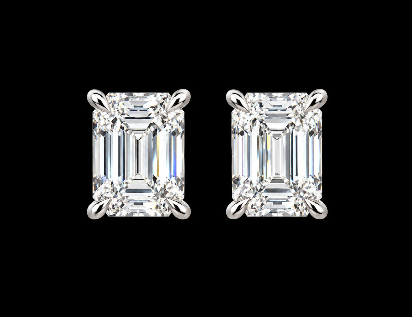 14kt Diamond Stud Earrings, 1 ct — photo
